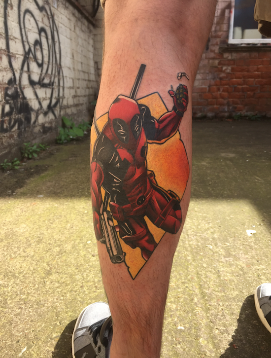 tattoo, Deadpool From the movie deadpool, Maximum Effort!