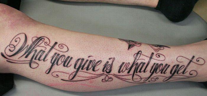 What you give is what you get