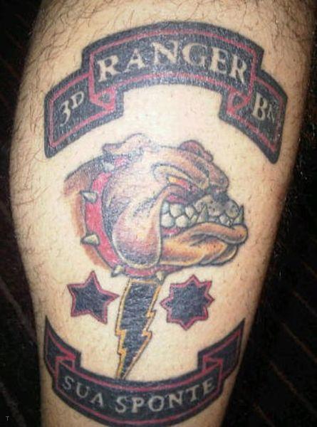 Military ranger tattoo