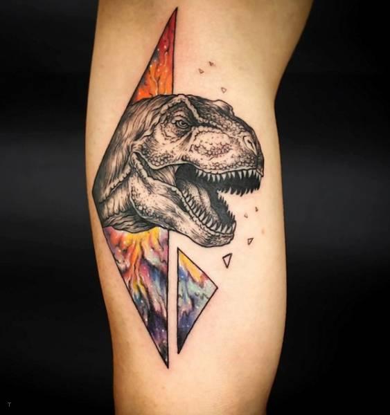 tattoo, T-rex t-rex popping out of space