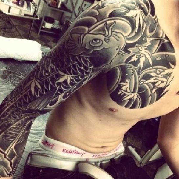 Japanese koi sleeve