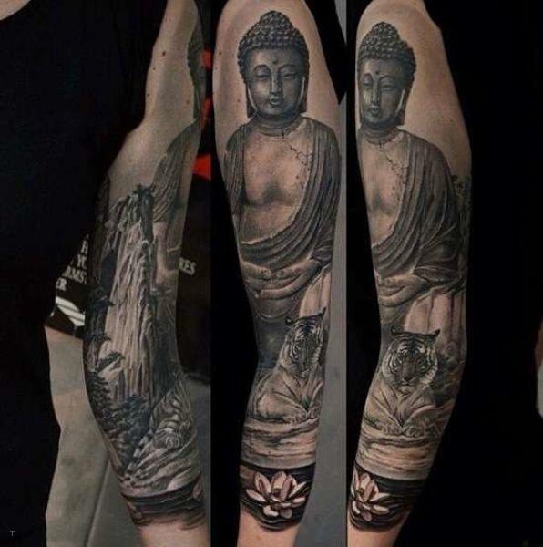 tattoo, Buddha buddha with lotus