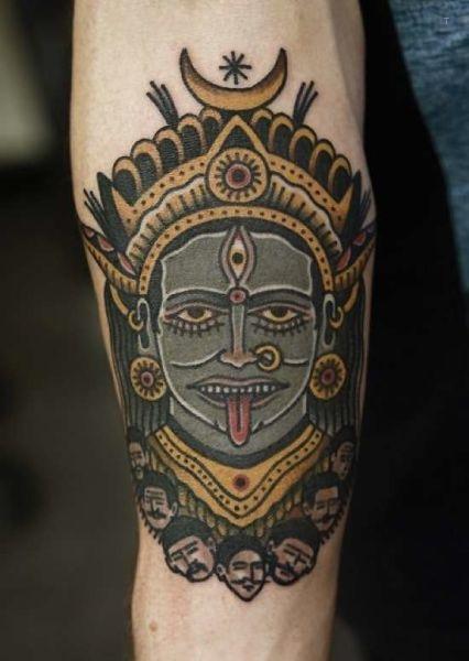 tattoo, Buddha buddha colored