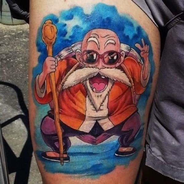 tattoo, Dragon Ball Z Roshi Roshi from the tv-series dragon ball z