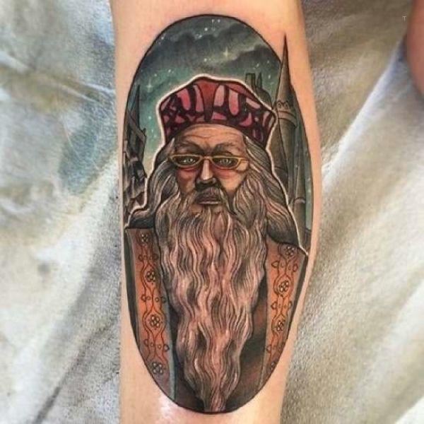 tattoo, Dumbledore dumbledore from the harry potter movies