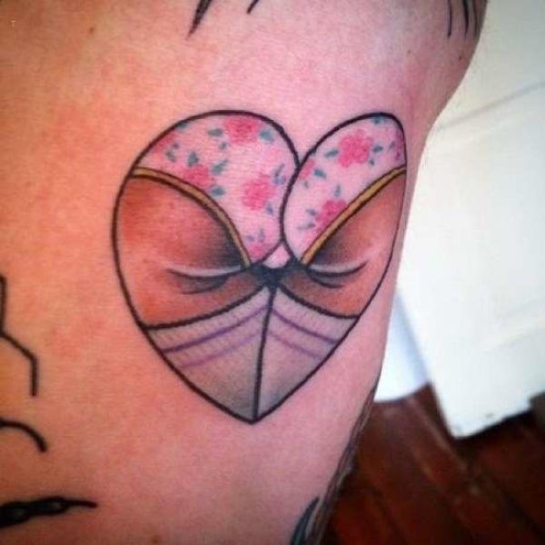 tattoo, Heart Booty Booty in a heart