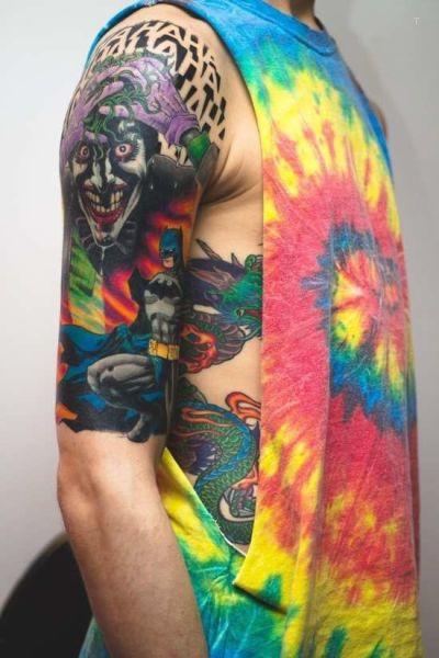 tattoo, The Joker The joker from the batman universe.