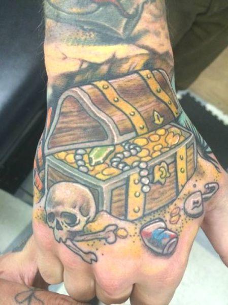 tattoo, Treasure Chest Like a true pirate